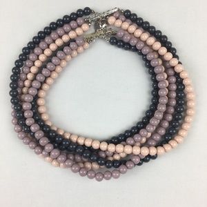 Charming Charlie Multi strand Beaded Necklace
